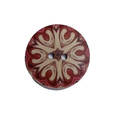 Knoflík dřevěný velký IX (5 cm) – Sleviste.cz