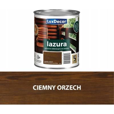 Lazura Luxdecor 5 let ochrany 4,5 l, tmavý ořech