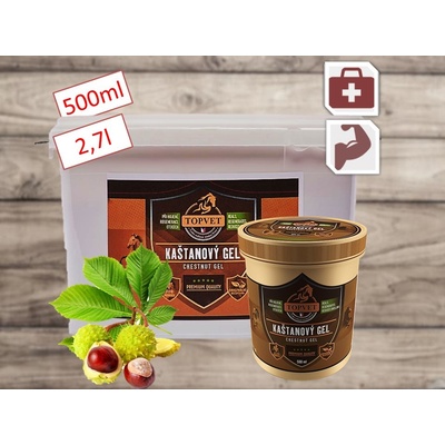 Topvet Gel kaštanový pro koně 500 ml – Zboží Dáma