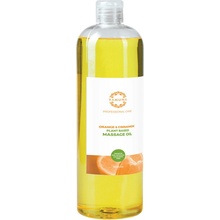 Yamuna pomerančovo skořicový rostlinný masážní olej 1000 ml