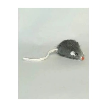 Trixie Hračka kočka Myš 5cm kožešinová šedá