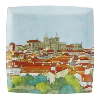 Vista Alegre - Štvorcový servírovací tanier 30x30 cm - Alma de Viseu