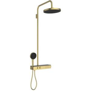 Ideal Standard Ceratherm Solos - Душ комплект с термостат, диаметър 30 см, 3 струи, матирано злато A7882A2 (A7882A2)