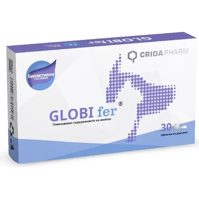 Crida Pharm GLOBIfer - Хранителна Добавка за Кучета и Котки с Анемия 30бр