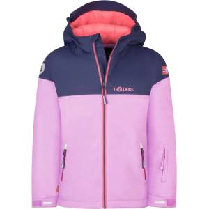 TROLLKIDS Детско ски яке Trollkids Girl's Hallingdal Jacket Winter jacket - Light Violet / Deep Violet / Coral Pink - размер 92 (EU) (703-2533-0911)