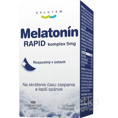 Melatonin RAPID komplex 5mg SALUTEM rozpustné tablety 100 ks