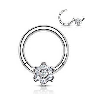 Šperky4U segment kruh septum piercing titan TIT1118-ST