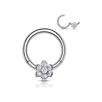 Šperky4U segment kruh septum piercing titan TIT1118-ST