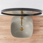 Rea Luiza 42 cm matt gray (5902557341795)