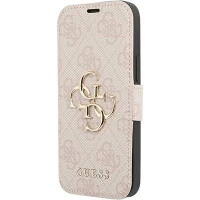 GUESS GUBKP13X4GMGPI iPhone 13 Pro Max 6.7" pink/pink book 4G Big Metal Logo (3666339032678)