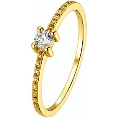 Zlaton Prsten žluté zlato s diamantem 000102202234