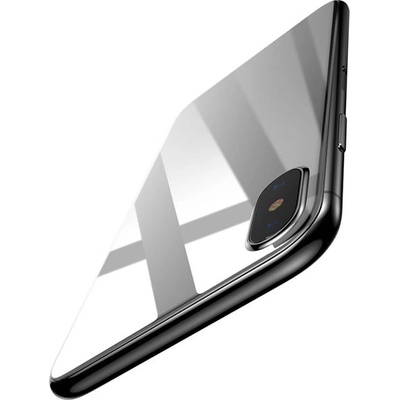 Baseus Протектор от закалено стъкло /Tempered Glass/ Baseus Back Glass Film за Apple iPhone XS Max, обхваща задната част, бял (SGAPIPH65-BM02 / 37511)