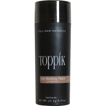 Toppik Hair Building Fibers Zahušťovací vlákna na vlasy a vousy Světle Hnědá 27 g
