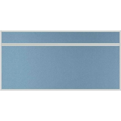 VMS VISION Stolový akustický paraván AKUSTIK ekoTAB ostrý roh 160 x 80 cm svetlo modrý