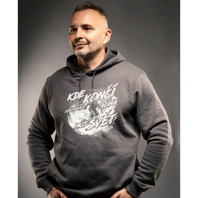 Kde končí sjezdovka začíná můj svět. SNOWBOARDING mikina ORIGO