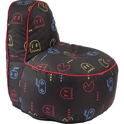 PUFRELAX Пуф, стол, 200л. , OK Junior, Game On, Водоустойчив, Перящ се калъф, Пълнеж от Полистиролни перли, принт, 8479 (PUF-G-OKJ-TEXP-GAM)