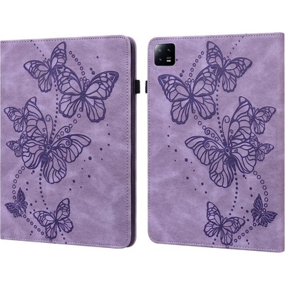 Vsechnonamobil 60090 ART BUTTERFLIES Zaklápěcí pouzdro Xiaomi Pad 6 / Pad 6 Pro fialové