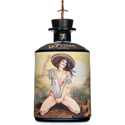 J.Rose La7Vidas Tequila Reposado 40% 0,7 l (holá láhev) – Zboží Dáma