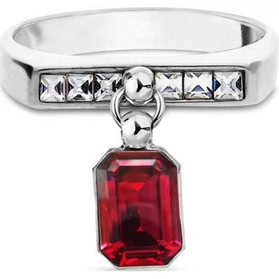 Spark prsten červený se Swarovski Elements Royal 13963 2092 Scarlet