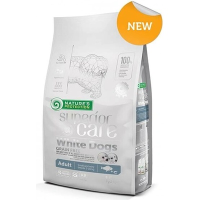 Natures P Superior Care white dog Grain Free adult white fish Small & Mini 10 kg