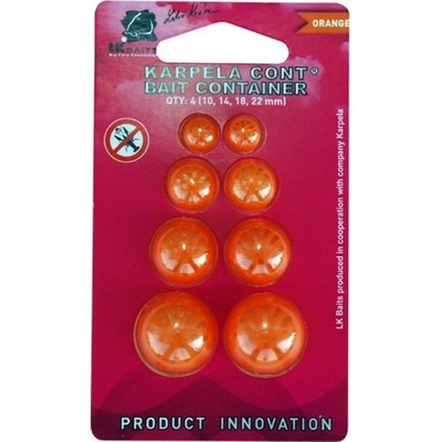 LK Baits Karpela Cont se zářezy - oranžová (orange)