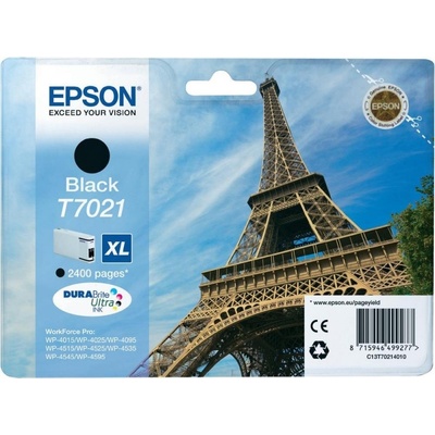 Epson Оригинален мастилен картридж Epson Black T7021 за WP4000|4500 "C13T70214010 (C13T70214010)