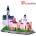 CubicFun 3D пъзел с LED светлини 128 части CubicFun - Neuschwanstein Castle (Германия)