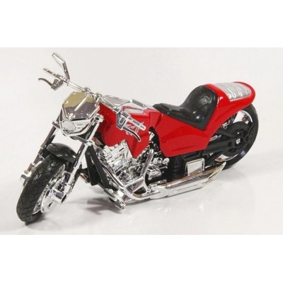 Mondo Motors Motorka Chopper červený model 1:18