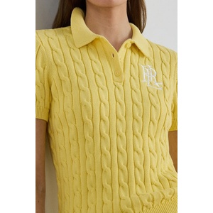 Ralph Lauren пуловер с къси ръкави дамски от памук (200932224) - answear - 183,83 лв