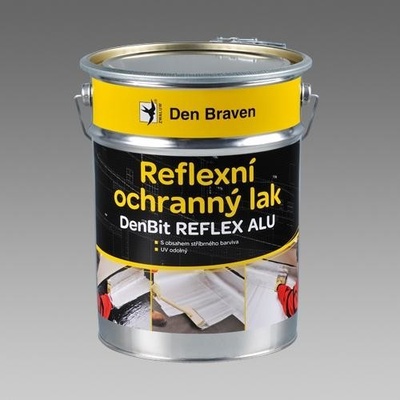 Den Braven Reflexní ochranný lak DenBit REFLEX ALU, plechovka 9 kg, stříbrný