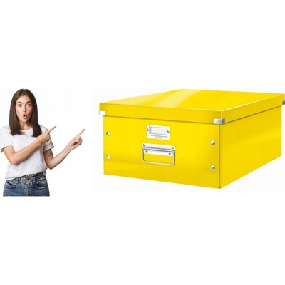 Leitz Veľká krabica A3 Click & Store žltá