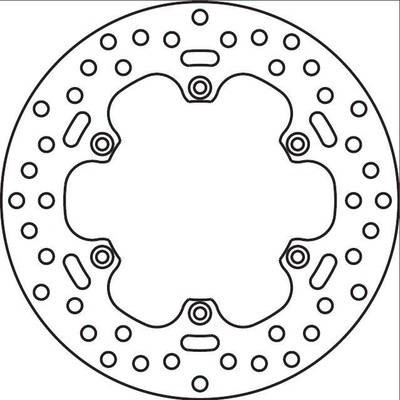 Brembo (Itálie) Zadní brzdový kotouč Brembo 68B40752 - Husaberg FE 501 S, 501ccm - 99-04 – Zboží Mobilmania