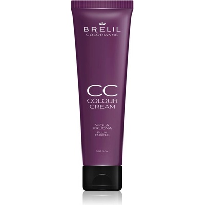 Brelil Professional CC Colour Cream farbiaci krém pre všetky typy vlasov Plum Purple 150 ml