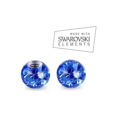 Nubis náhradní kulička s krystaly Swarovski závit ND01023-03-B