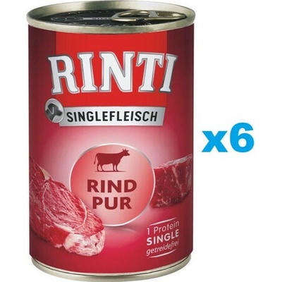 Rinti Singlefleisch čisté hovädzie 6 x 400 g