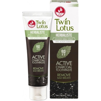 Twin Lotus zubná pasta Herbaliste Active Charcoal 150 g