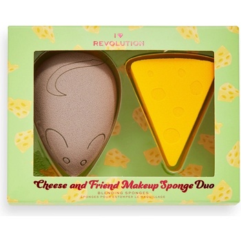 I Heart Revolution Cheese & Friend Makeup Sponge Duo Гъби за грим дамски