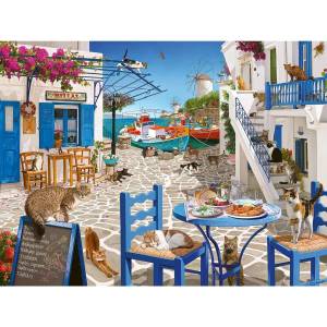 Ravensburger - Puzzle Cats of Mykonos - 1 500 piese