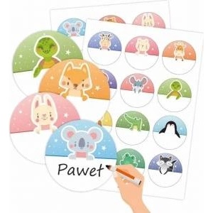 LearnHow Cabinet/cabinet stickers - Pets 24 pcs