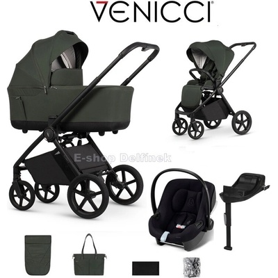 Venicci CLARO 2 + Cybex Aton B2 + základna 2026 Forest