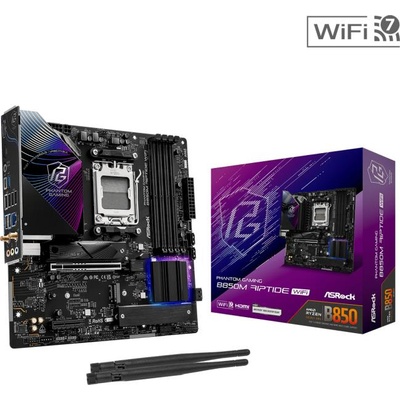 B850M Riptide WiFi, AM5, DDR5, WiFi 7 Дънна платка (B850M RIPTIDE WIFI)
