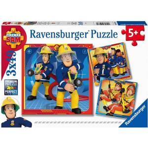 Ravensburger - Puzzle 3x49 Firefighter Sam II - For help - 40 - 99 piese