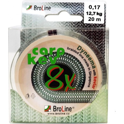 BROLINE šňůra CARP-KEV 8x 20m 0,27mm