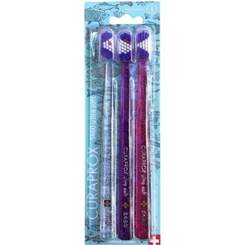 Curaprox zubná kefka 5460 Summer Fish Veľmi jemný 3 ks