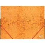 Panta Plast Rubber Briefcase A4 cardboard orange