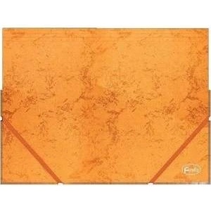 Panta Plast Rubber Briefcase A4 cardboard orange