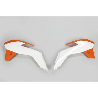 UFO kryty chladiče KTM SX 85 13-17, barva (bílá/oranžová)