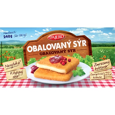 Pajero Obalovaný sýr 2x120 g 240 g – Zboží Dáma