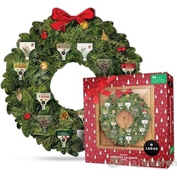 LEROS Bylinný adventní kalendář věnec 24sáčků