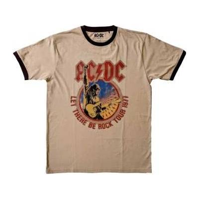 Ac/dc Ringer T-shirt: Let There Be Rock Tour '77 medium